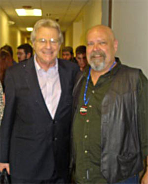 Jerry Springer and Frank Carlier